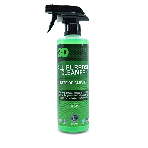 3D All Purpose Cleaner - Multi Surface Cleaner Spray - Safe for Cars, Home & Office 16oz.