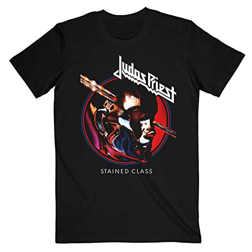 Judas Priest T Shirt Stained Class Album Circle Band Logo Official Mens Black XXL