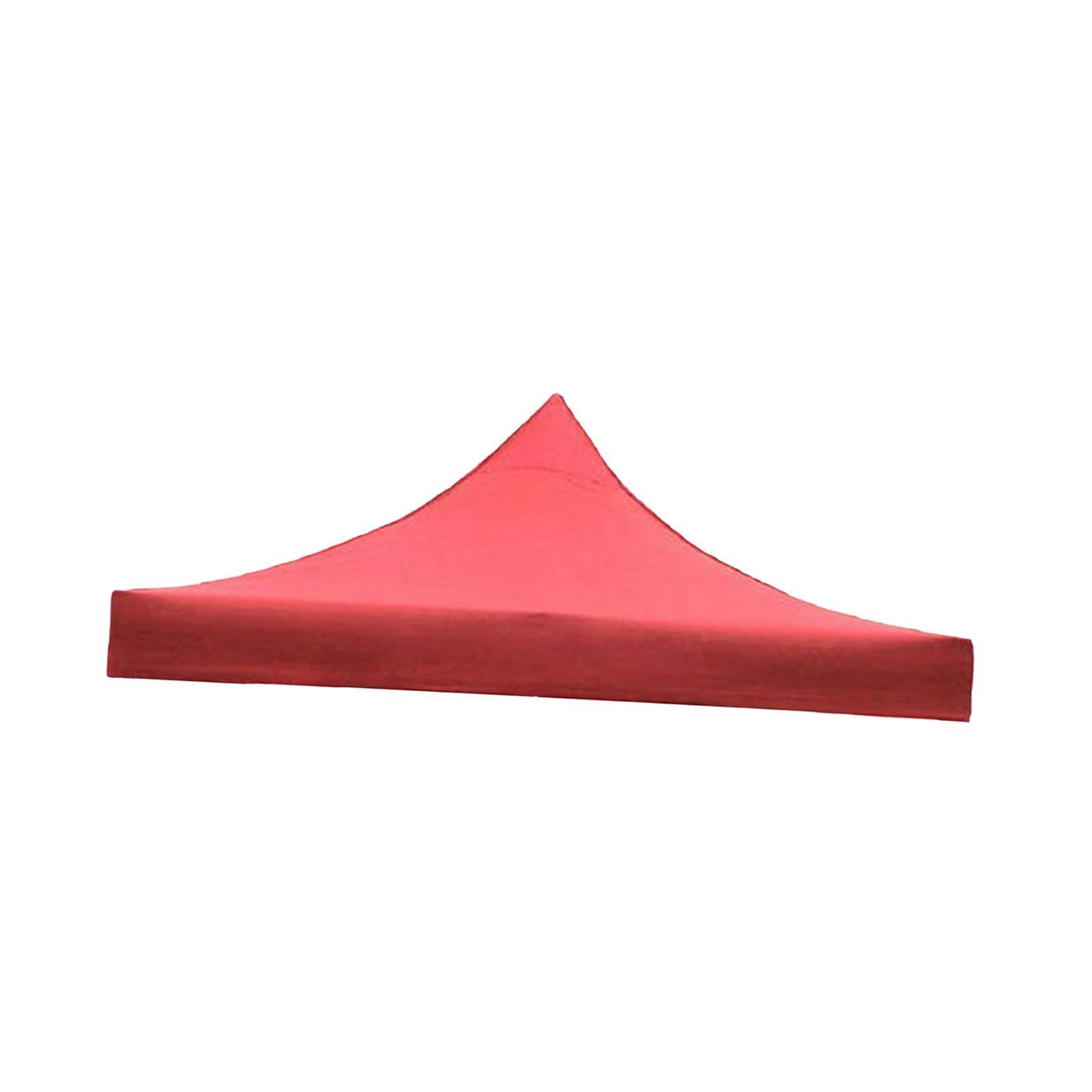 Tente Toit Housse Rechange Oxford Protection Intempéries Transportable pour Camping Loisirs Jardins Plages Convient Aux Activités En Plein Air, Rouge, 2.9mx2.9m