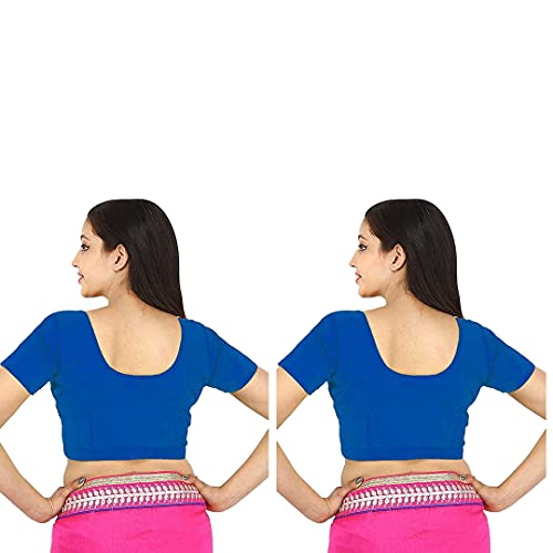 Image of Namita Women's Rubia Cotton Solid Half Sleeve Blouse