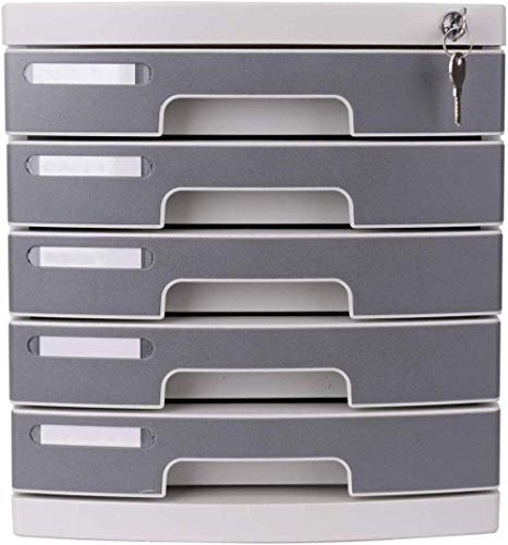 Cajón de oficina con cerradura para documentos y archivos, solución de espacio de trabajo segura y elegante