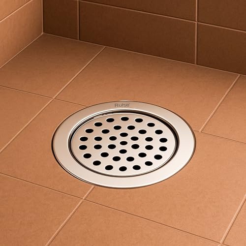 Ruhe® Multi Ring Round Flat Cut Floor Drain | Premium Stainless S...