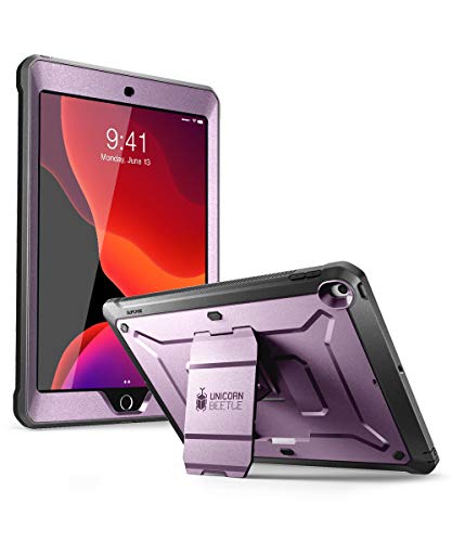 Image of SUPCASE Designed for iPad 10.2 2019 Case, [Unicorn Beetle Pro Series] with Built-in Screen Protector and Dual Layer Full Body Rugged Protective Case for iPad 7th Generation (Violte)