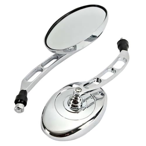 Rétroviseurs arrière moto 10 mm pour cruiser et roadster en balade urbaine