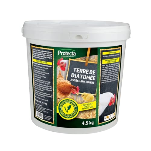 Protecta® Terre de Diatomée Basse-Cour 100% Naturelle – Asséchant...