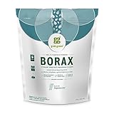 Grab Green Borax Natural Laundry Detergent Booster and Household Multipurpose Cleaning Powder, 4 lbs, Superior Cleaning Power, Plant and Mineral Based
