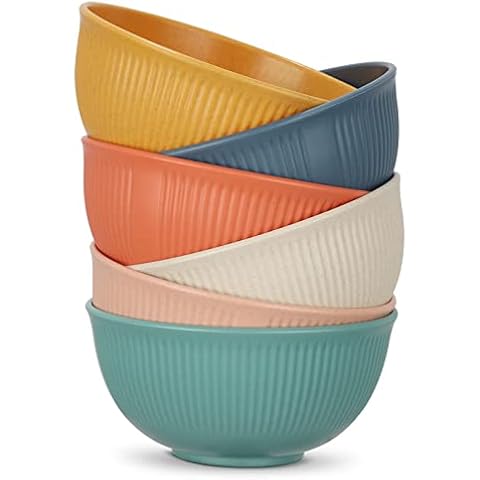 Chuboir Unbreakable Cereal Bowls Set of 6 Cover