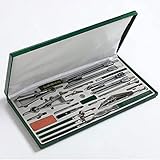 【L’outil indispensable des métiers de la conception et de la construction】Ce kit complet est un équipement de base pour architectes, ingénieurs, dessinateurs, techniciens du bâtiment et enseignants, fournissant tout le nécessaire pour un travail de conception et de tracé rigoureux.