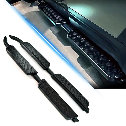 YERMAOYI Side Steps Pedal Sport Fit for Landrover Defender 110 4 Door 2020 2021 2022 2023 2024 Running Board Sidebar Accessories (Defender 110 Vintage)