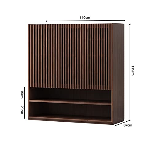 Image of Shoe Rack Organizer Shoe Cabinet Home Living Room entryway partition Storage Storage Cabinet Grille Foyer Cabinet Shoe Shelf (Size : 75x37x115cm) ()