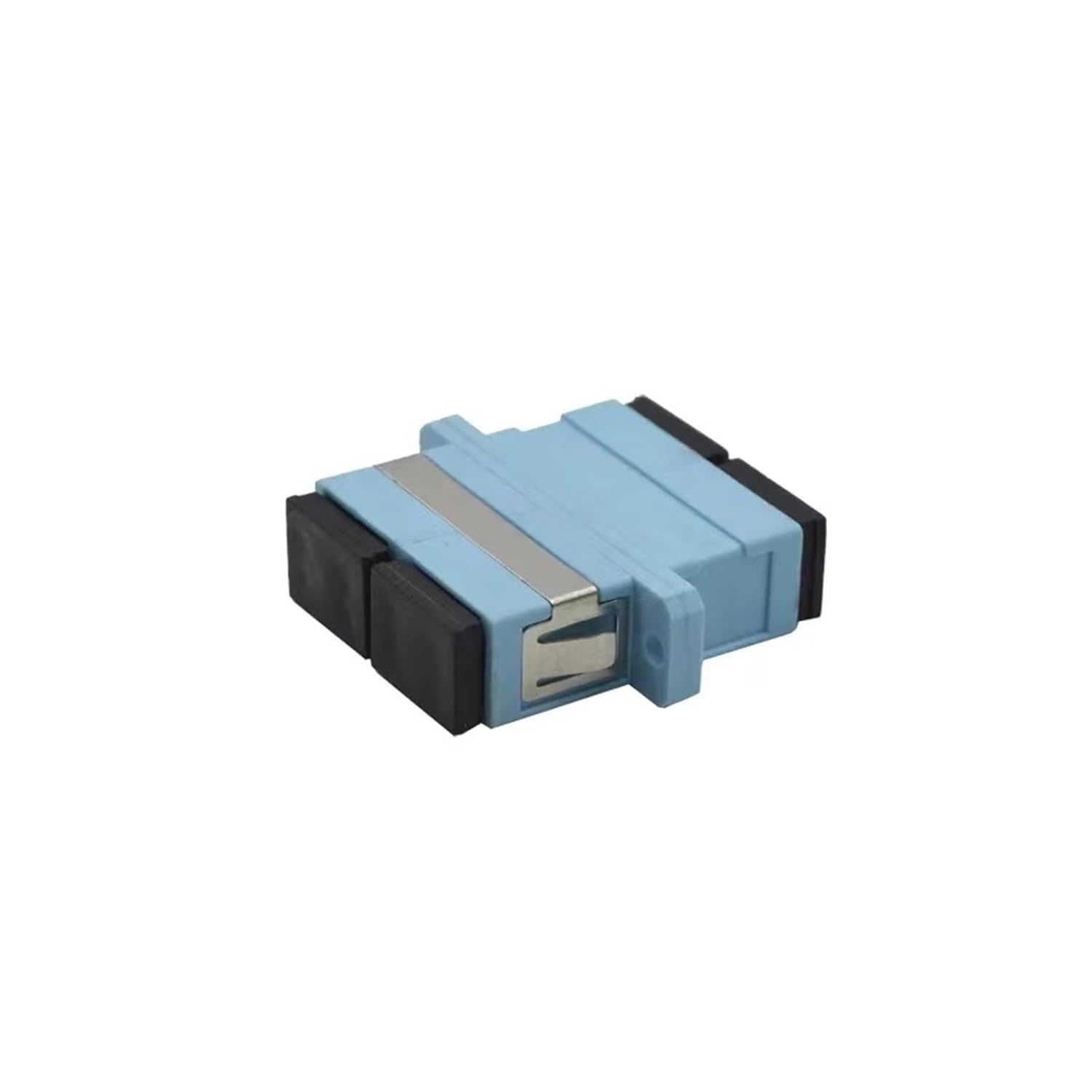 30Pcs SC OM3 Duplex Adapter 10 Gigabit Fiber Optic Coupler Fiber Optic Connector Flange SC Dual Core