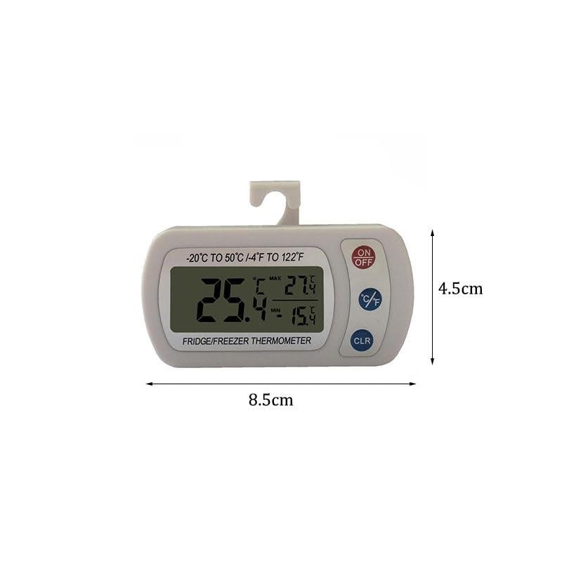 ABS Waterproof Electronic Temperature Refrigerator Thermometer Maximum