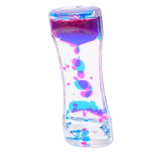 ZAICOLER Liquid Motion Bubbler Timer, Relief Desk Toys for Kids Teenager Adults, Ideal Present for Office Workers Sensory Toy with Acrylic Material Improve Visual Tracking Skills (Blue and Pink) - Image 7
