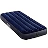 Intex 64756 - Materasso Gonfiabile Dura-Beam Classic Downy Singolo, PVC, Blu, 76x191x25 cm