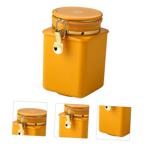 Contenedor hermético para granos de café naranja miniatura 2