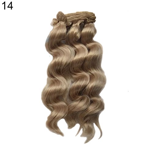 MAJGLGE 15 cm Parrucca DIY Capelli Ricci per