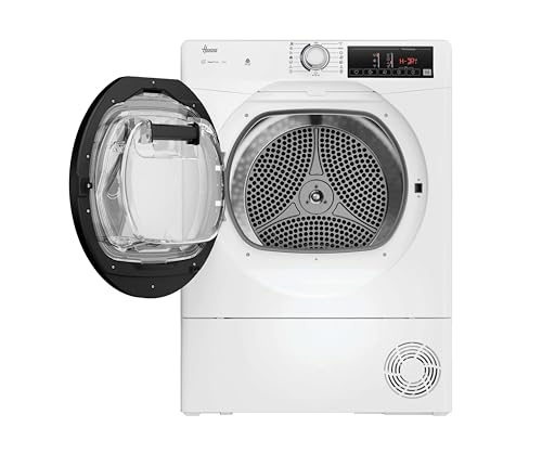 Hoover H-DRY 350 Asciugatrice 9 Kg, Pompa di Calore, Libera Installazione, 85 x 60 x 58,5 cm (AxLxP), Classe D, Controllo Wi-Fi + BLE, App hOn, 16 Programmi, Bianca - HR EH9N2TBE-S - Immagine 1
