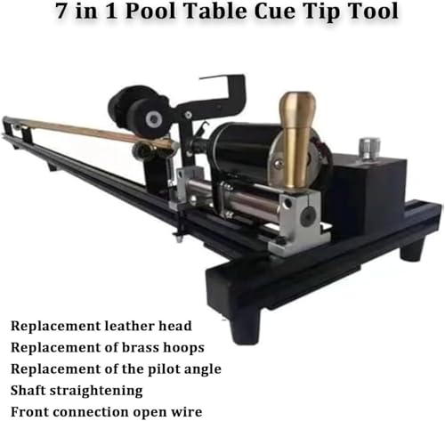 Kit de réparation 7 en 1 pour queue de billard en bois pour fixer le procédé