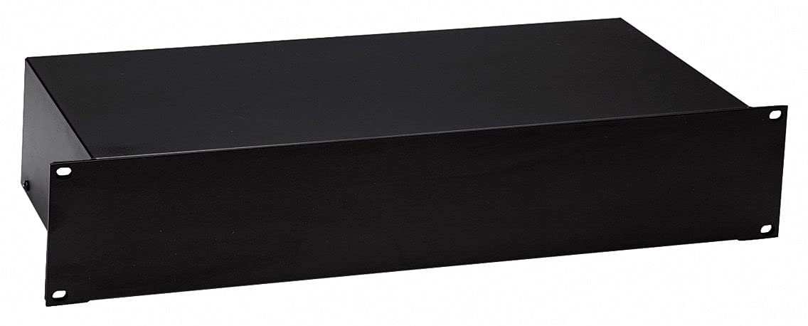 Middle Atlantic EC-2 Rack Mountable Chassis, 2 Space Racking Height, 16 Gauge Steel Face
