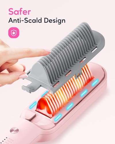 Image of Wavytalk Steamlin Pro Steam Straightener Brush, Wavytalk Sleek Sweep Ionic Hair Dryer Blac