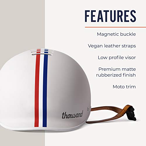 Thousand Adult Bike Helmet - Heritage Collection - Speedway Creme, Small #TOP4