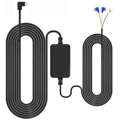 GKU Hardwire Kit Cablato per Dash Cam Versione, Porta di Tipo C, Monitoraggio del Parcheggio con...