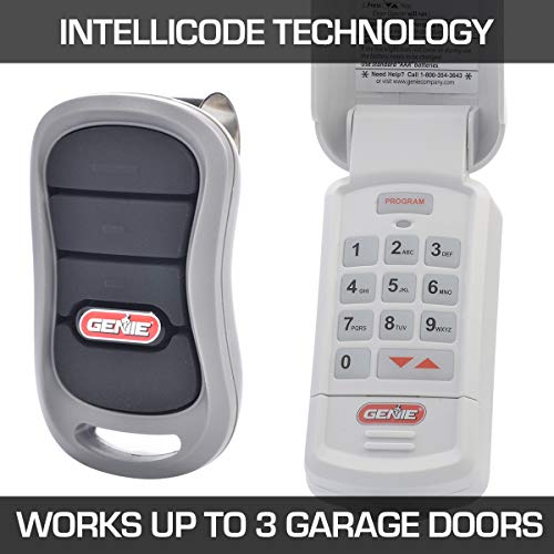 Genie Genuine Accessories Bundle - Combo Pack 3-Button Garage Door Opener Remote And Wireless Keypad - Works On Genie Intellicode Garage Door Openers - Model G3T-R, And Gk-R #TOP1