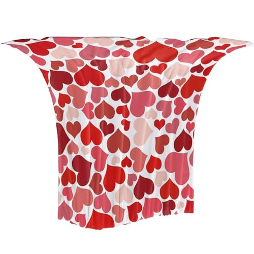 Couverture en flanelle de polyester de qualité supérieure et finitions cœur
