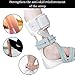 ZOCWJK Ankle Foot Orthosis Support AFO Leaf Spring Splint, Padded Drop Foot Brace & Ankle Foot Support for Foot Drop, Stroke, Achilles Tendon Injury,Left,L (Right-M