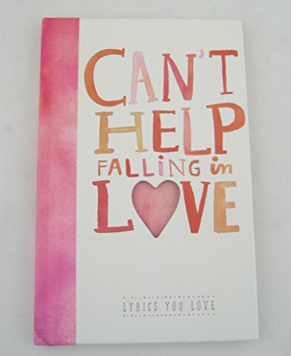 Hallmark BOK2207 Can't Help Falling in Love - Lyrics You Love