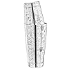 Tom Fox COLLABO, TIN o TIN Shaker 304 Stainless Steel 28 oz./16 oz, 304 Stainless Steel, Engraved