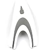 AQUALUX - Shower Blade | Shower Squeegee, Self Adhesive, Works on Straight & Curved Edges | Universal | Shower Squeegee For Shower Doors, Squeegee Shower Cleaner, Bath Accessories, Bathroom & Kitchen