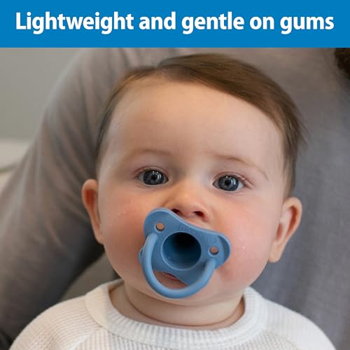 image for Dr. Brown's Dr. Brown's HappyPaci 100% Silicone Baby Pacifier, Co