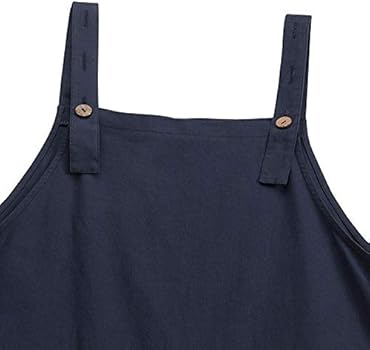 Linnen romper / linnen jumpsuit dames / avant-gardekleding / linnen overalls / blauwe romper / boho jumpsuit / losse jumpsuit METP0115 - België