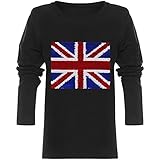 BEZLIT Jungen Langarmshirt Pulli Wende-Pailletten England 21731 Schwarz 164