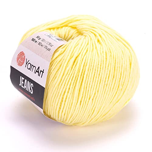 Yarn Art Jeans, Amigurumi Cotton Yarn, Cotton Yarn Crocheting, Knitting Yarn, amigurumi Cotton Yarn, Turkish Yarn, 55% Cotton – 45% PAC (Poliacrylic) Color (67)