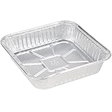 Durable Packaging 1100-30 Disposable Aluminum Square Cake Pan, 8