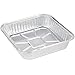 Durable Packaging 1100-30 Disposable Aluminum Square Cake Pan, 8" x 8" x 1-3/4" (Pack of 500)