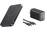 Anker MagGo Power Bank, Ultra-Slim 10,000mAh Magnetic Battery Pack with Anker Nano Charger, 100W MacBook Charger