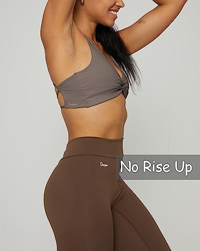 Image of Danysu Backless Sports Bra Soft Workout Tops with Removable Padded Yoga Training Bras Strappy Going Out Top