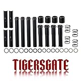 TIGERSGATE EVO Pushrods Covers Kit Compatible with 1984-1999 Harley Evolution Black