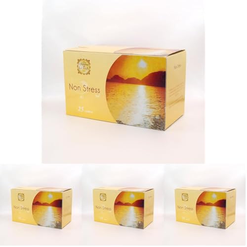 La Maja - Infusión Non Stress - Caja de 25 Sobres - Contiene Propiedades Antioxidantes - Ayuda a Aliviar el Estrés y a Reducir la Ansiedad - Aporta Bienestar - Infusión Natural (Paquete de 4)