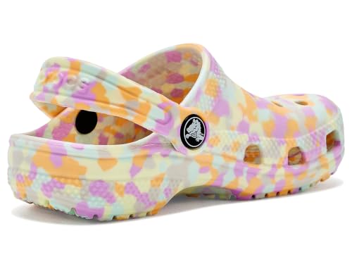 Image of Crocs Unisex-Child Classic Watercolor Marbled Clog