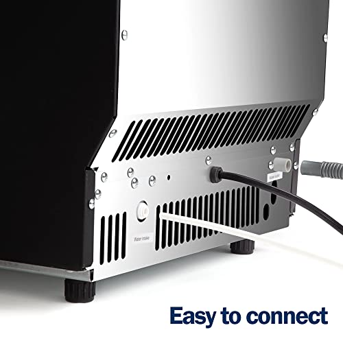 Image of EUHOMY Commercial Ice Maker Machine, 200lbs Daily Output, Under Counter ice Machine with 65lbs Ice Storage Capacity, Perfect for Home /Bar /Restaurant /Outdoor Activities(Stainless Steel)