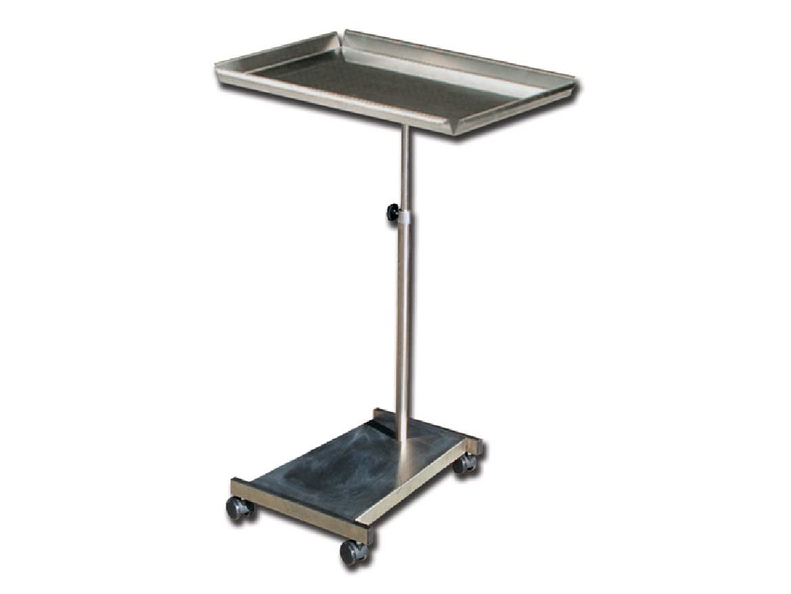GIMA 27454 Mayo Tavolo Acciaio Inossidabile Base, 68 cm L x 46 cm W