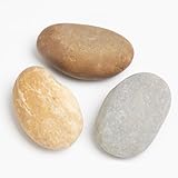 20 LBS Large Natural River Rocks，3-4 Inch Decorative Large River Rocks for Landscaping Aquarium Yard Garden Paving Plant Crafting and Walkways