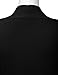BIADANI Women Open Front Lightweight Cardigan Black XX-Large