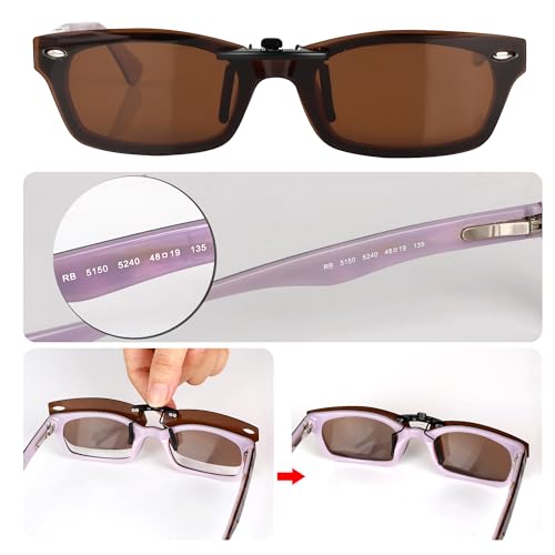 Polarized CLIP-ON Sunglasses for RAY-BAN RB51503