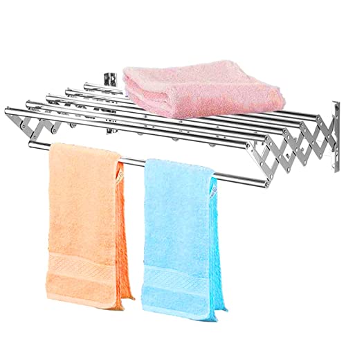 Séchoir à linge pliable mural pour balcon et salle de bain