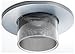Juno 4150MESH-SC, 4 inch Round IC Rated Recessed Trim, 50 Total Watts Halogen, Chrome